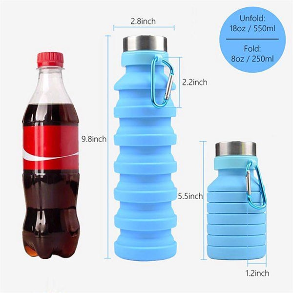 Collapsible Silicone Water Bottle