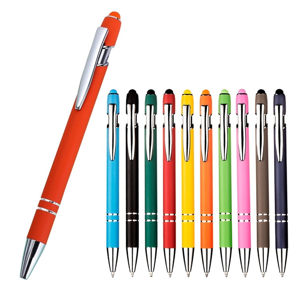 Metal Pen with Stylus
