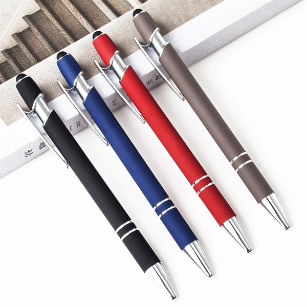 Metal Pen with Stylus