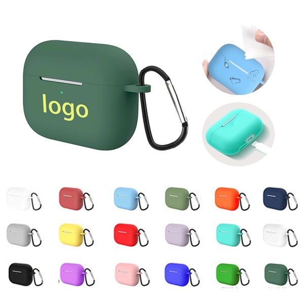 Silicone Earpods Case w/Keychain