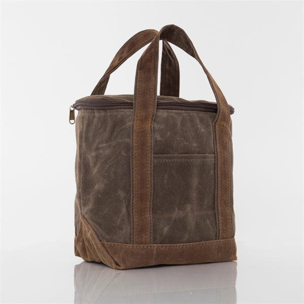 Waxed Canvas Lunch Tote Cooler - Small