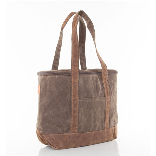 Waxed Canvas Lunch Tote Cooler - Large