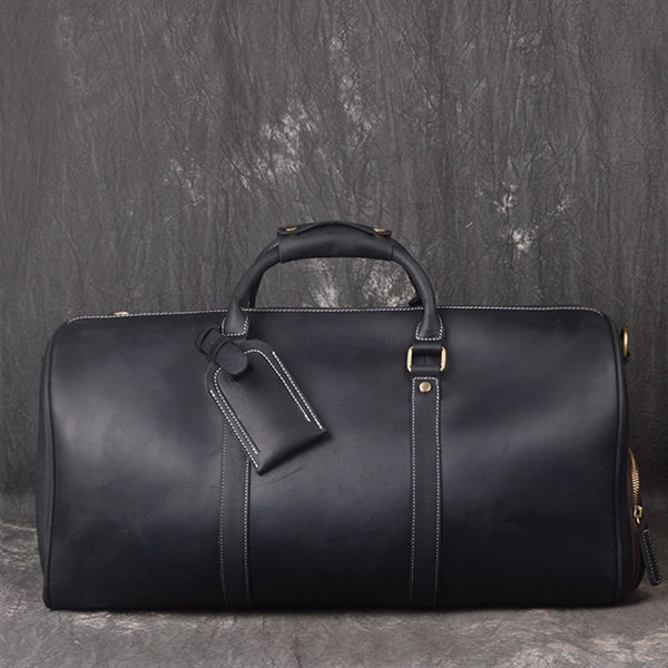 Leather Weekend Duffel Bag