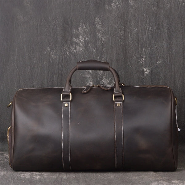 Leather Weekend Duffel Bag