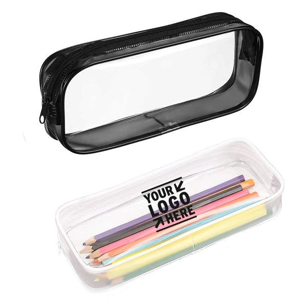 Clear Pen Case Pencil Storage Bag