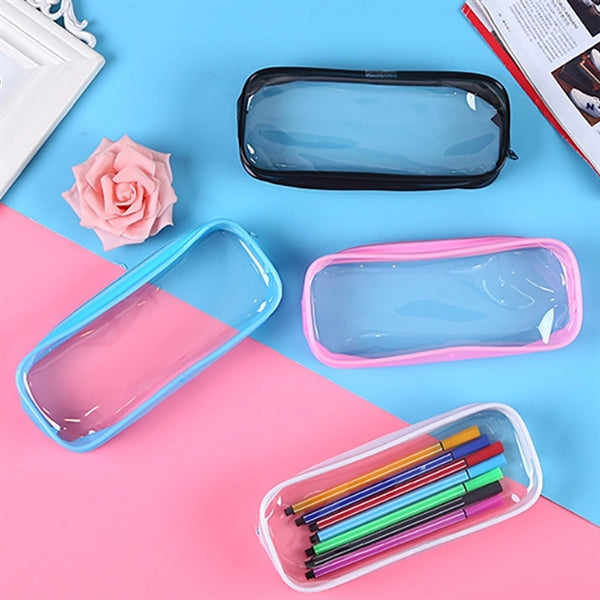Clear Pen Case Pencil Storage Bag