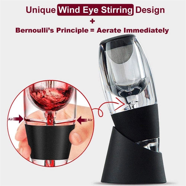 Wine Aerator Decanter Pourer Spout Set