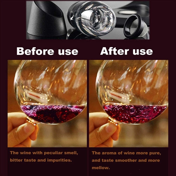 Wine Aerator Decanter Pourer Spout Set