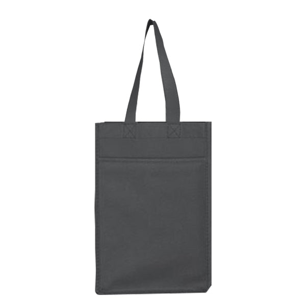 Custom Non Woven 4 Bottle Wine Tote Bag-BG