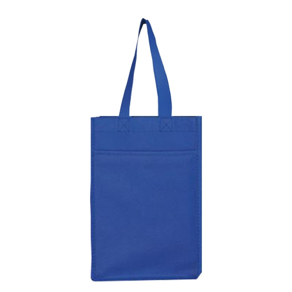 Custom Non Woven 4 Bottle Wine Tote Bag-BG