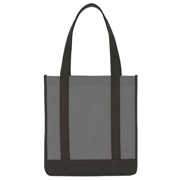 Custom Non Woven Two Tone Shopper Tote Bag