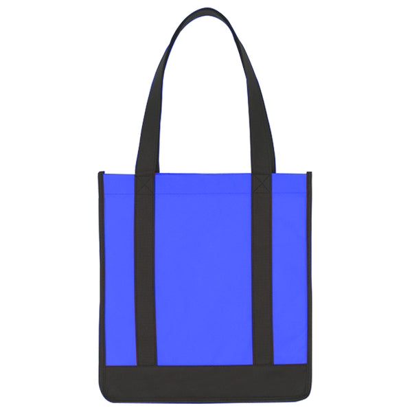 Custom Non Woven Two Tone Shopper Tote Bag