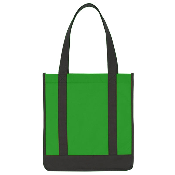 Custom Non Woven Two Tone Shopper Tote Bag