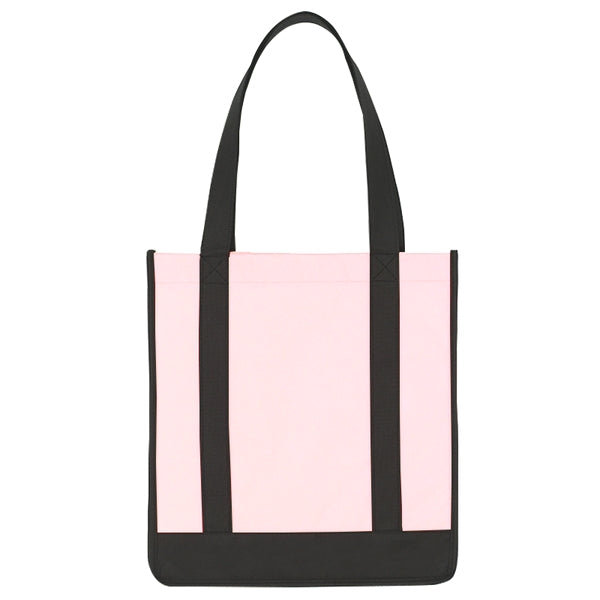 Custom Non Woven Two Tone Shopper Tote Bag