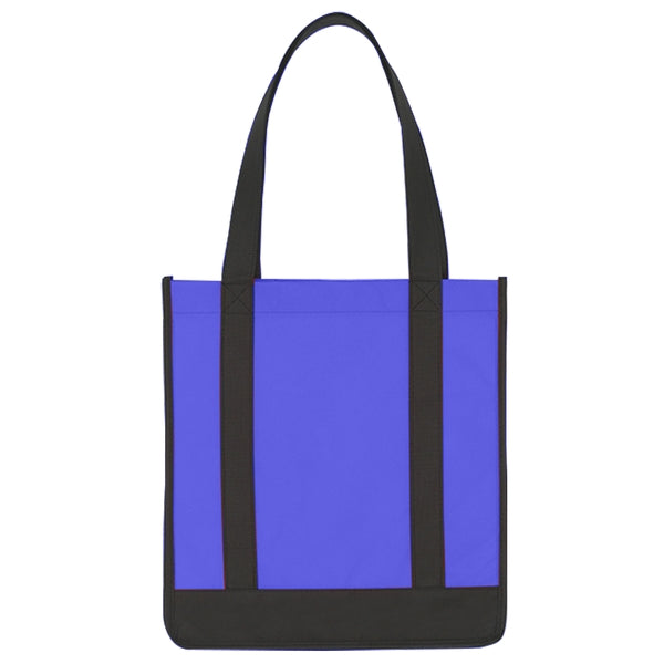 Custom Non Woven Two Tone Shopper Tote Bag