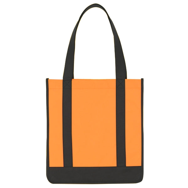 Custom Non Woven Two Tone Shopper Tote Bag