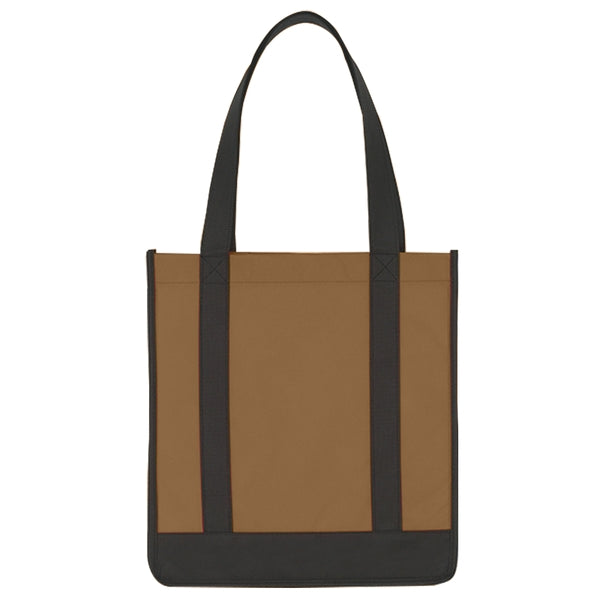 Custom Non Woven Two Tone Shopper Tote Bag