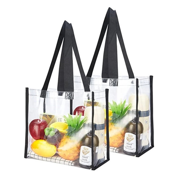 Clear Plastic Tote Bags With Handles