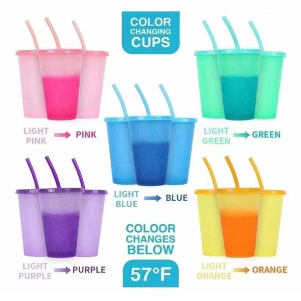 24oz Color Changing Plastic Cup