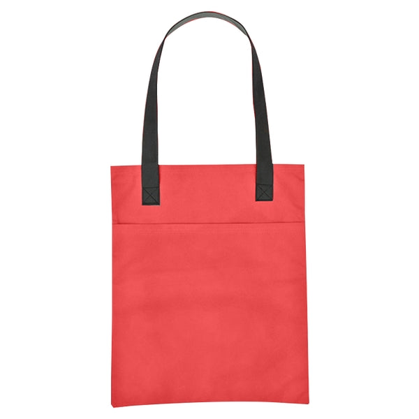 Custom Non Woven Turnabout Brochure Tote Bag