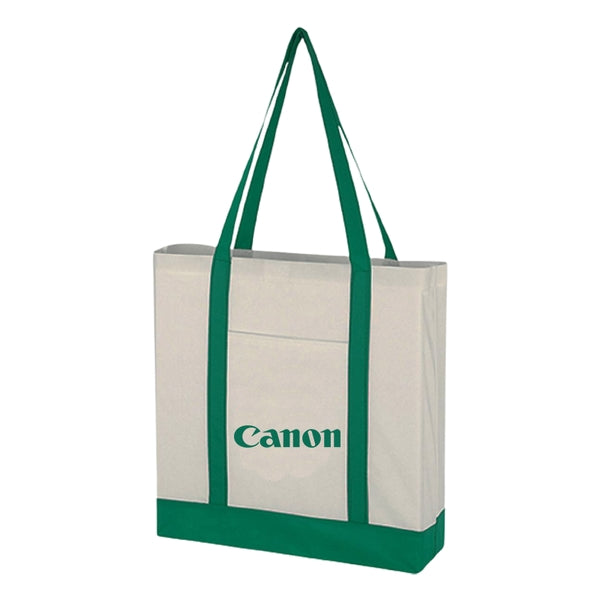 Custom Non Woven Tote Bag with Trim Colors