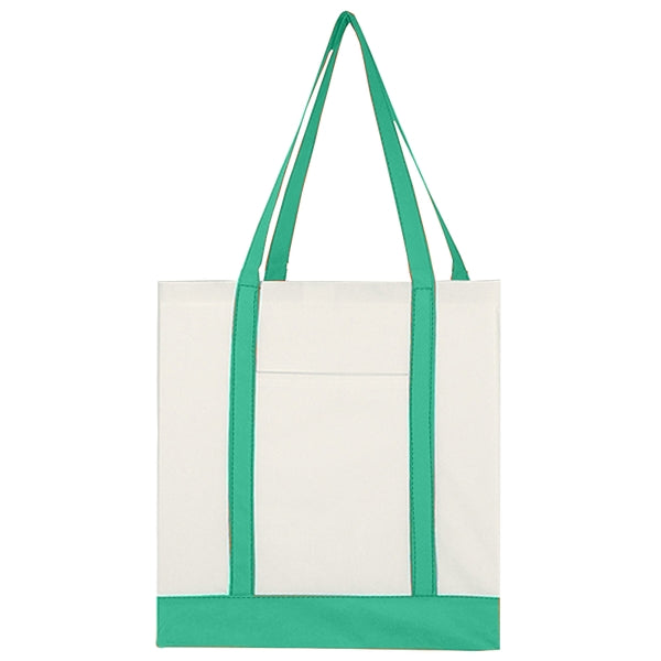 Custom Non Woven Tote Bag with Trim Colors