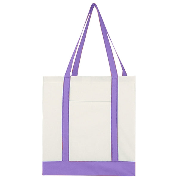 Custom Non Woven Tote Bag with Trim Colors
