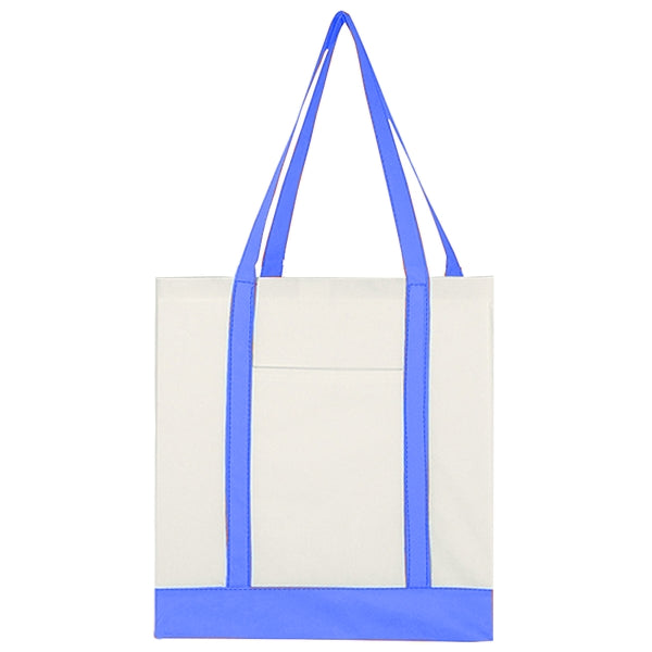 Custom Non Woven Tote Bag with Trim Colors