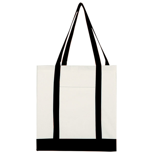 Custom Non Woven Tote Bag with Trim Colors