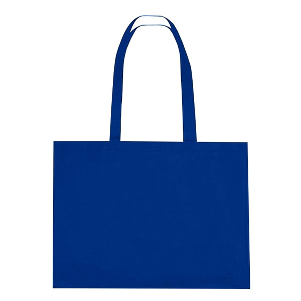 Non Woven Shopper Tote Bag With Hook & Loop Closure - BG