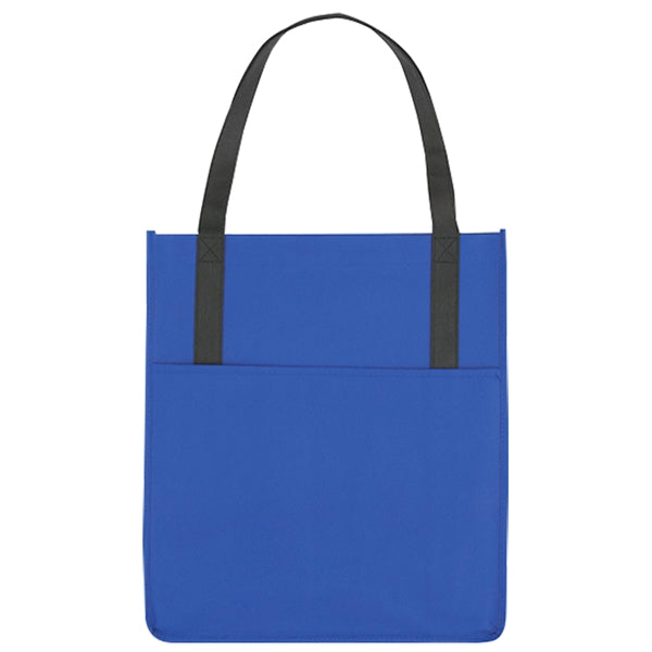 Custom Non Woven Shoppers Pocket Tote Bag