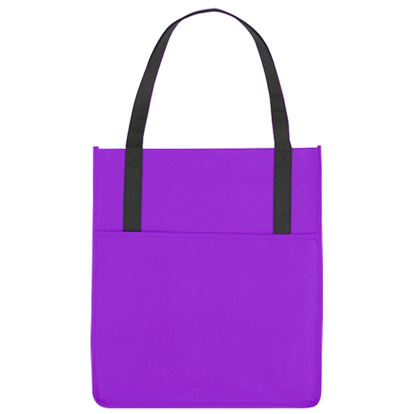 Custom Non Woven Shoppers Pocket Tote Bag