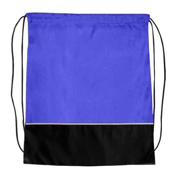 Custom Two Tone Classic Drawstring Tote Bag