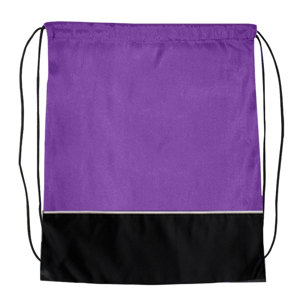 Custom Two Tone Classic Drawstring Tote Bag