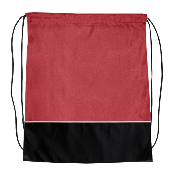 Custom Two Tone Classic Drawstring Tote Bag