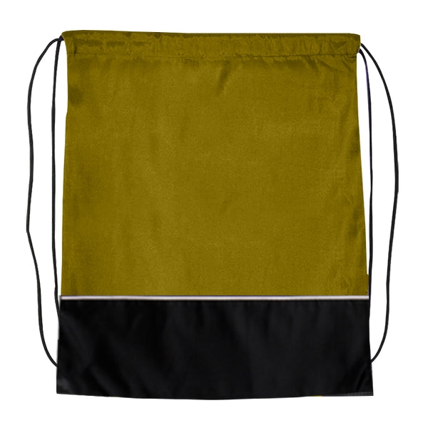 Custom Two Tone Classic Drawstring Tote Bag