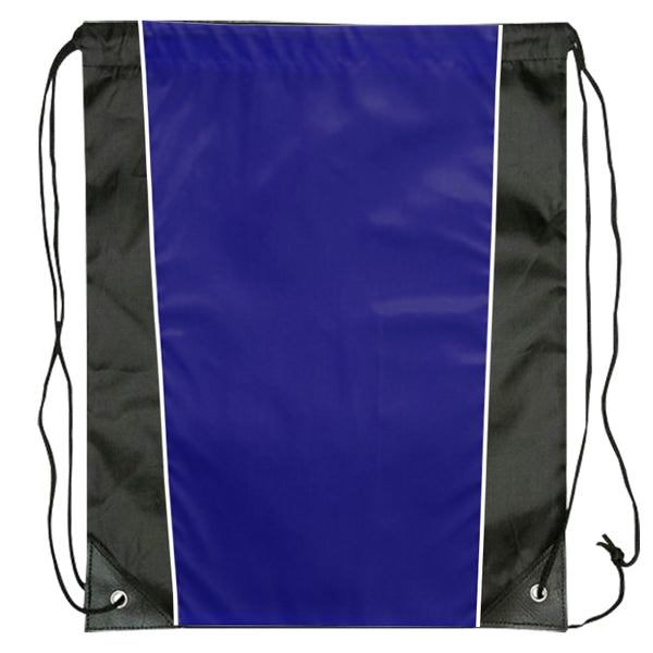 Custom Two Tone Sided Drawstring Tote Bag