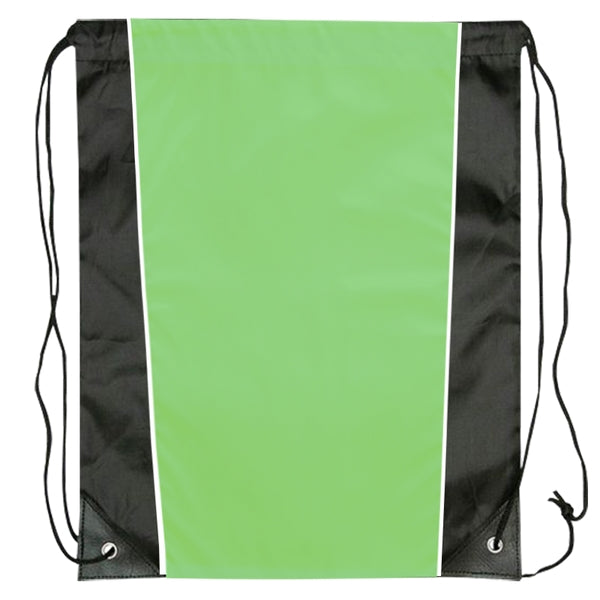 Custom Two Tone Sided Drawstring Tote Bag
