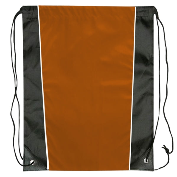 Custom Two Tone Sided Drawstring Tote Bag