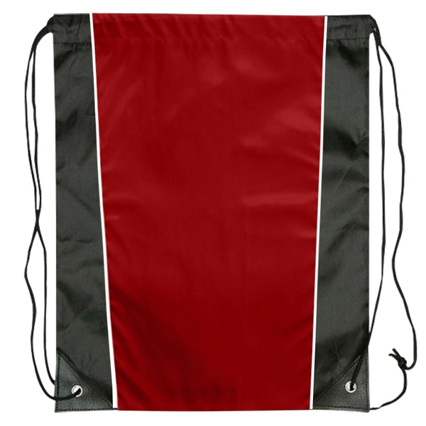 Custom Two Tone Sided Drawstring Tote Bag