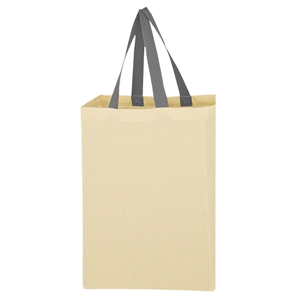 Custom Natural Cotton Canvas Grocery Tote Bag