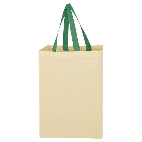 Custom Natural Cotton Canvas Grocery Tote Bag