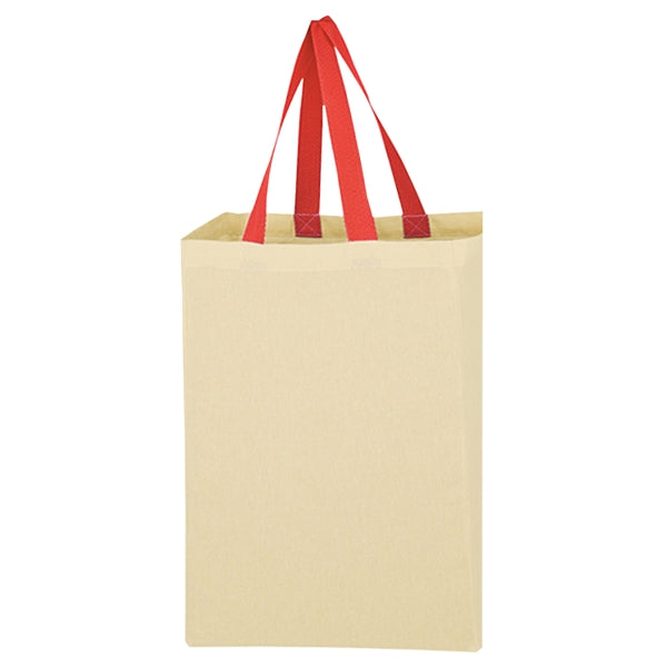 Custom Natural Cotton Canvas Grocery Tote Bag
