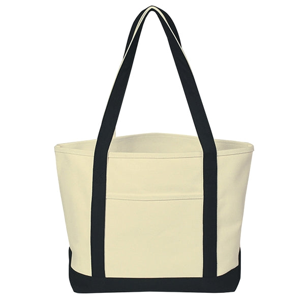 Custom Heavy Cotton Canvas Boat Tote Bags