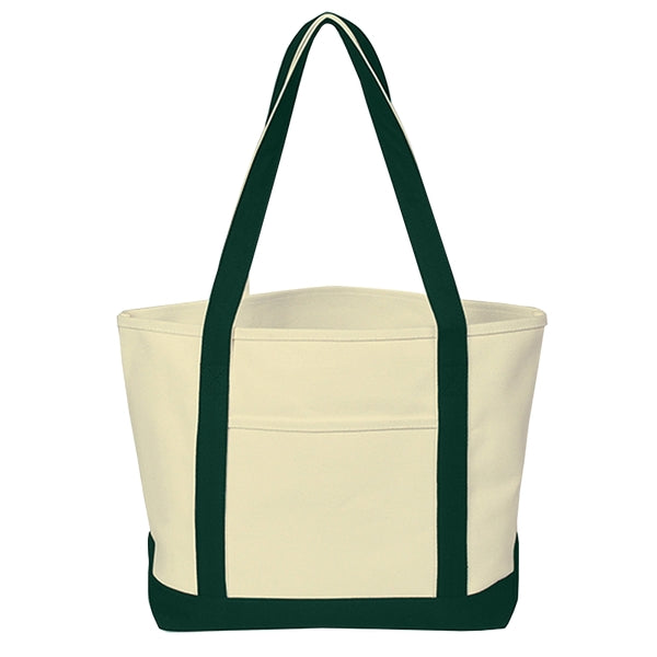 Custom Heavy Cotton Canvas Boat Tote Bags