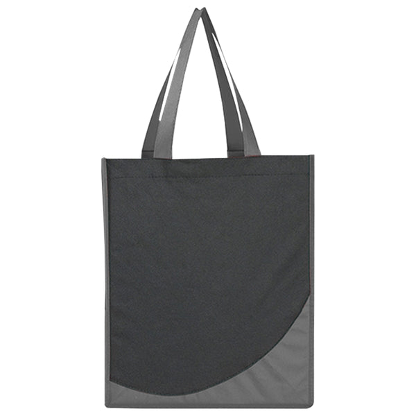 Custom Non Woven Tote Bag With Accent Trim