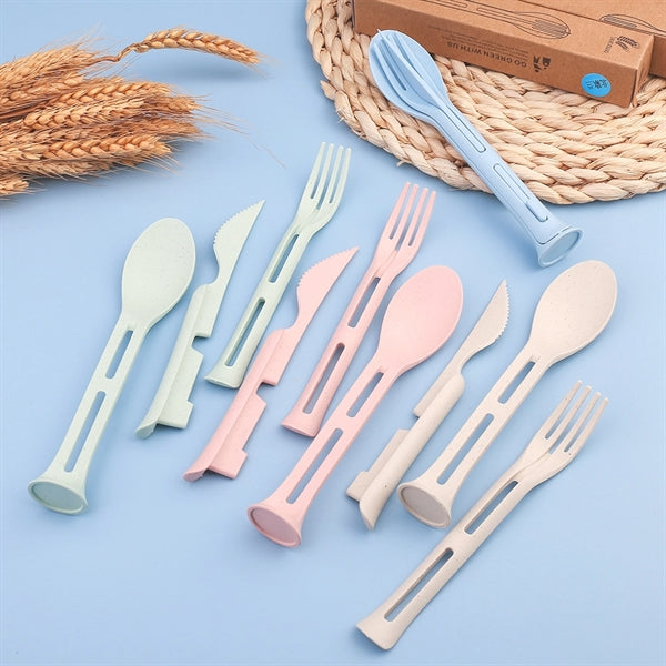 Wheat Straw Utensil Set