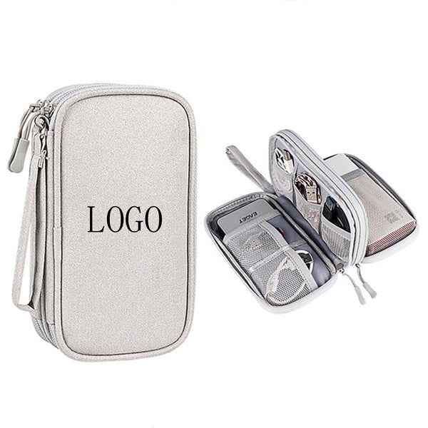 Electronics Accessories Organizer Bag With Handle
