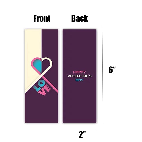 Full Color Paper Bookmark-Rectangle (2"x 6")