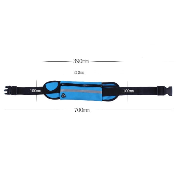 Outdoor Headphone exposed hole sports fanny package